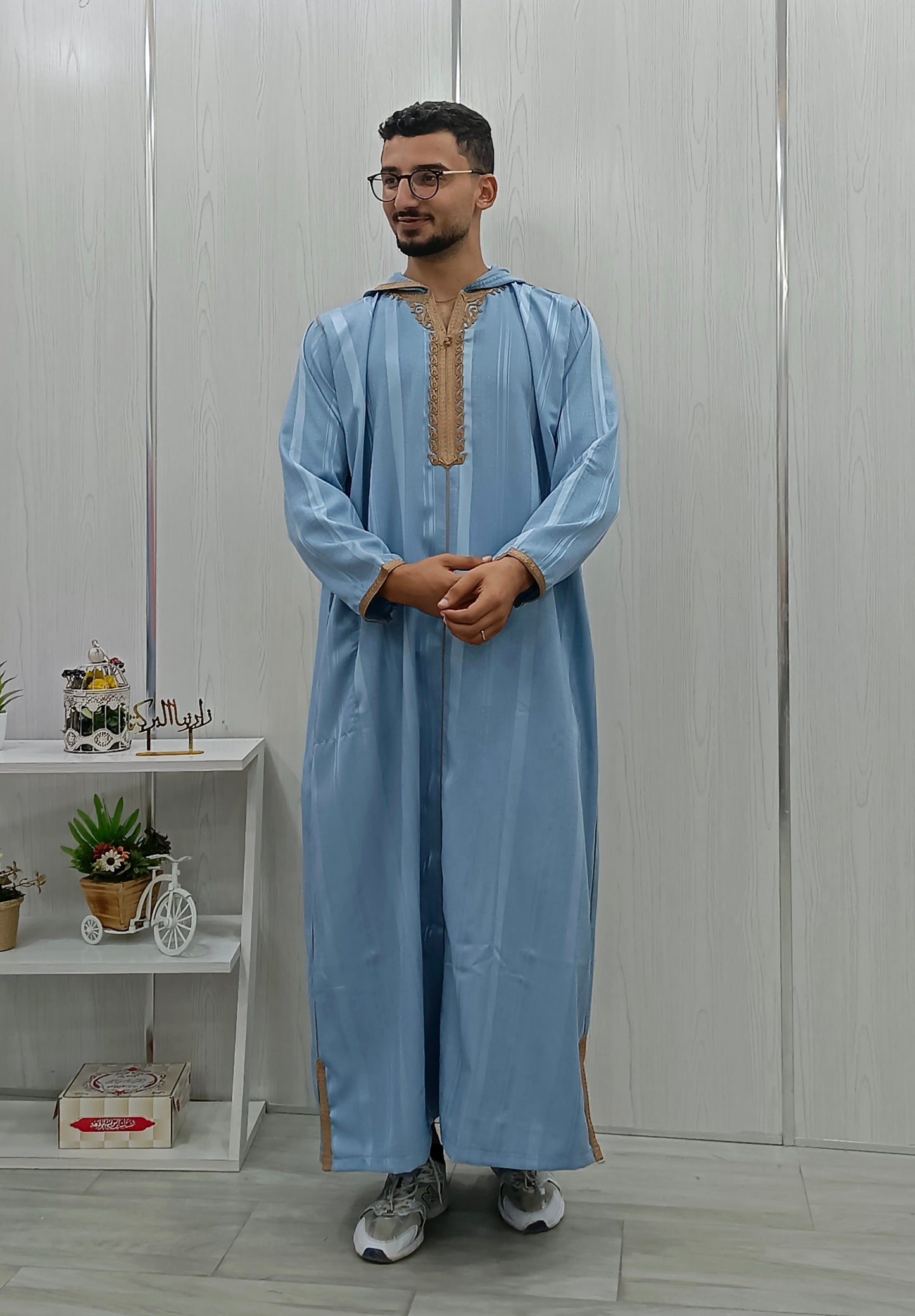 قميص خمري يد كاملة